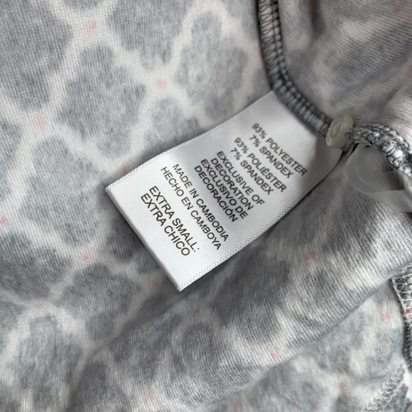 Nautica Women's Gray White Soft Lounge Sleepwear - Picture 4 of 7